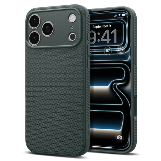 Spigen Liquid Air iPhone 18 Pro hoesje groen