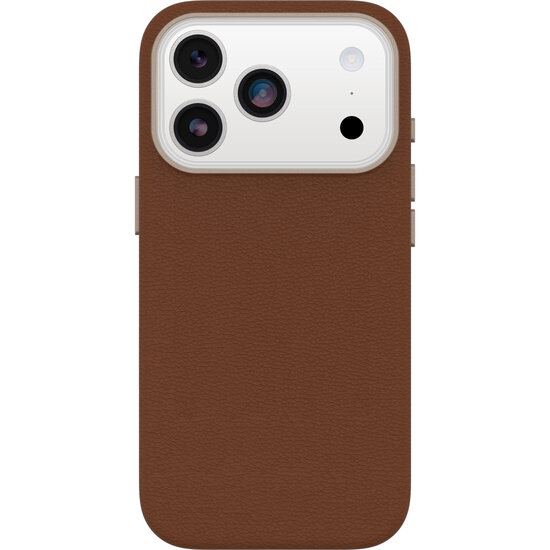OtterBox Symmetry Leather iPhone 18 Pro / 17 Pro hoesje bruin