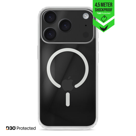 Striker D30 Xtreme Impact Protection MagSafe iPhone 17 Pro hoesje doorzichtig