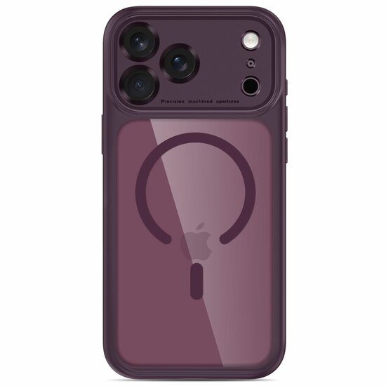 TechProtection Peak CC MagSafe iPhone 18 Pro Max case dark cherry