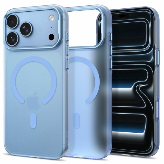 TechProtection Zero MagSafe iPhone 18 Pro hoesje lichtblauw
