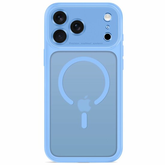 TechProtection Peak CC MagSafe iPhone 18 Pro Max hoesje mat sky blue