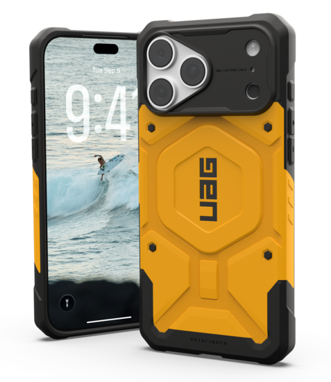 UAG Pathfinder MagSafe iPhone 18 Pro hoesje geel