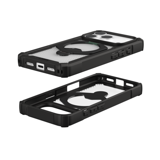 UAG Plasma XTE 360 MagSafe iPhone 18 Pro hoesje zwart doorzichtig