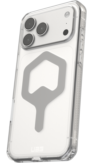 UAG Plyo MagSafe iPhone 18 Pro hoesje ice zilver