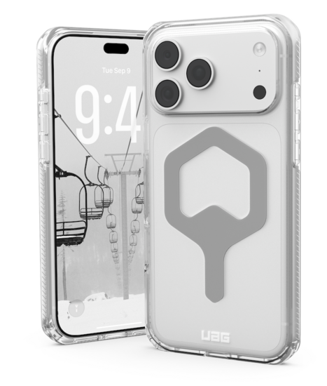 UAG Plyo MagSafe iPhone 18 Pro hoesje ice zilver