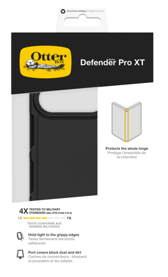 OtterBox Defender Pro XT MagSafe iPhone Duo hoesje zwart