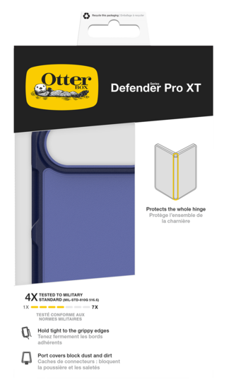 OtterBox Defender Pro XT MagSafe iPhone Duo hoesje blauw