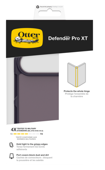 OtterBox Defender Pro XT MagSafe iPhone Duo hoesje paars