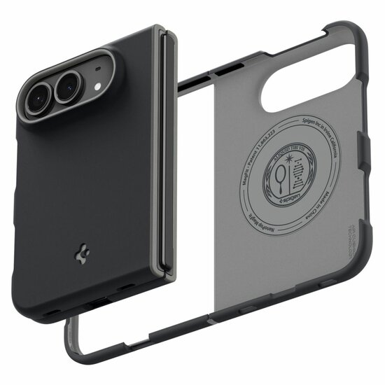 Spigen Nano Pop MagSafe iPhone Duo hoesje zwart
