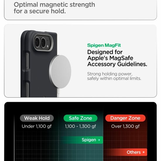 Spigen Nano Pop MagSafe iPhone Duo hoesje zwart