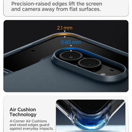 Spigen Tough Armor Pro MagSafe iPhone&nbsp;Duo hoesje metal slate