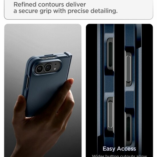 Spigen Tough Armor Pro MagSafe iPhone&nbsp;Duo hoesje metal slate