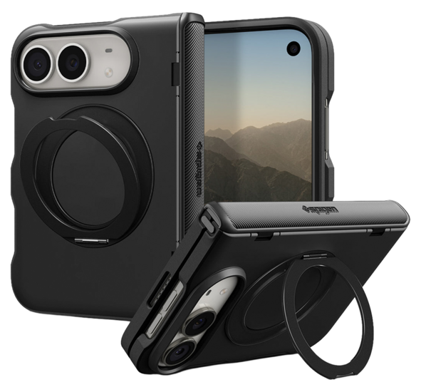 Spigen Slim Armor Pro S iPhone Duo hoesje zwart