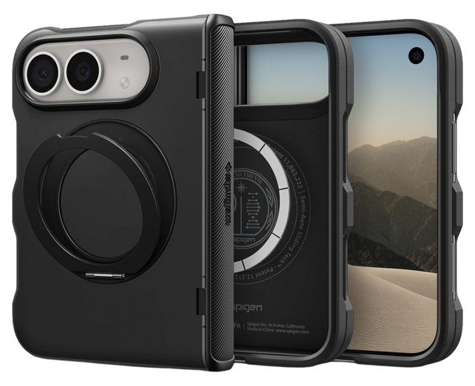 Spigen Slim Armor Pro S iPhone Duo hoesje zwart
