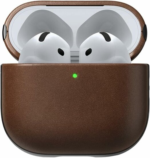 Nomad Modern Leather AirPods 5 / AirPods 4 hoesje bruin