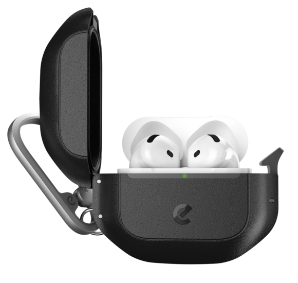 Keybudz Element AirPods 5 / AirPods 4 hoesje zwart