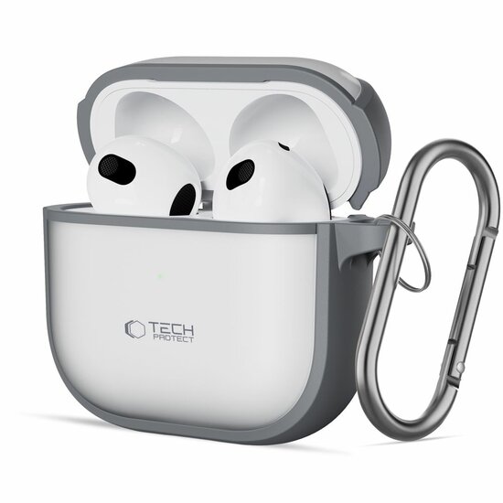 TechProtection Matte&nbsp;AirPods 5 / AirPods 4 hoesje grijs