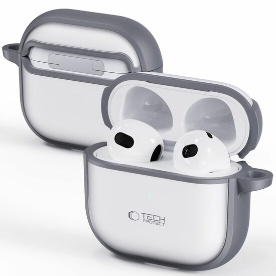 TechProtection Matte&nbsp;AirPods 5 / AirPods 4 hoesje grijs