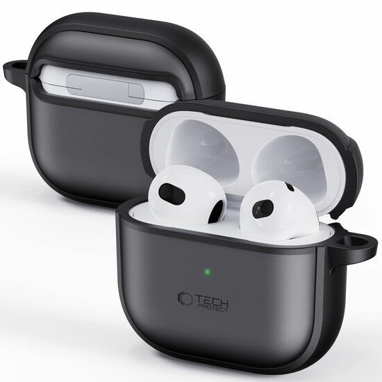 TechProtection Matte&nbsp;AirPods 5 / AirPods 4 hoesje zwart