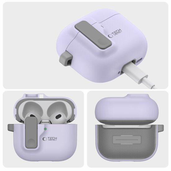 TechProtection Slim&nbsp;AirPods 5 / AirPods 4 hoesje lavender