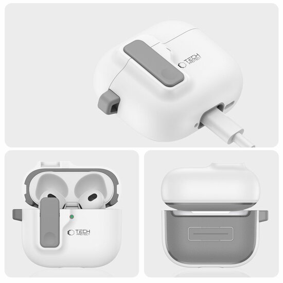 TechProtection Slim&nbsp;AirPods 5 / AirPods 5 / AirPods 4 hoesje wit