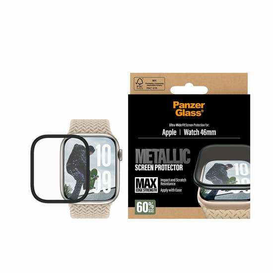 PanzerGlass Metallic Apple Watch 46 mm screenprotector