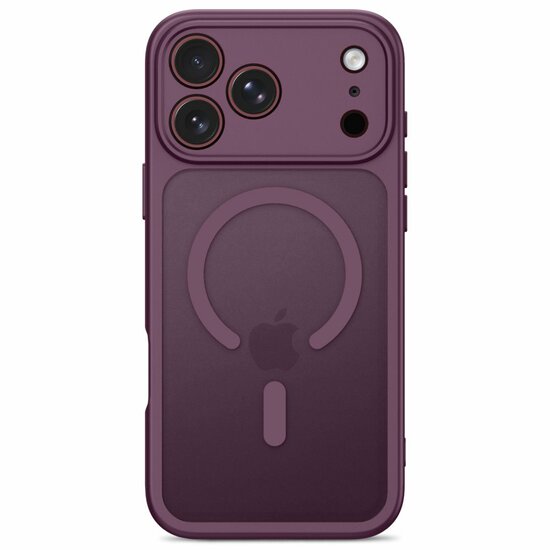 TechProtection Core MagSafe iPhone 18 Pro hoesje dark cherry