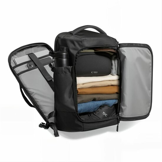 TechProtection Defender handbagage 24 liter rugzak 40 x 30 x 20 cm zwart