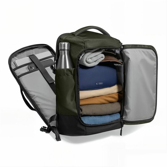 TechProtection Defender handbagage 24 liter rugzak 40 x 30 x 20 cm groen