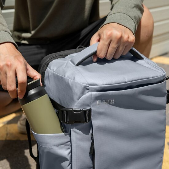 TechProtection Defender handbagage 24 liter rugzak 40 x 30 x 20 cm grijs
