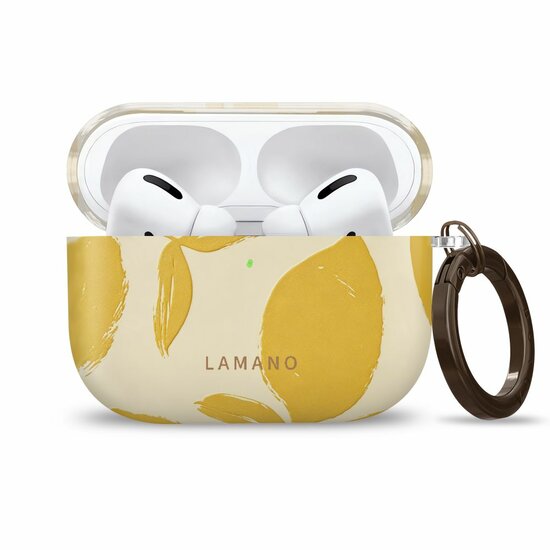 TechProtection Design AirPods Pro 3 hoesje lemon haze