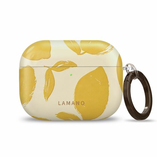 TechProtection Design AirPods Pro 3 hoesje lemon haze