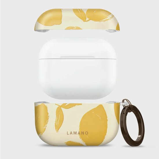 TechProtection Design AirPods Pro 3 hoesje lemon haze
