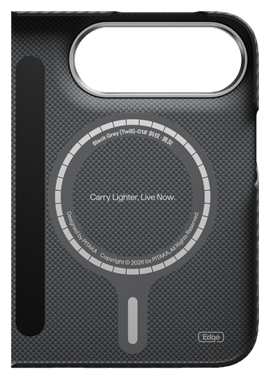 PITAKA Suite iPhone Duo hoesje zwart