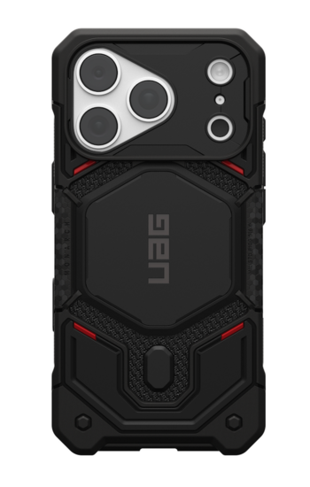 UAG Monarch Pro MagSafe iPhone 18 Pro hoesje kevlar zwart