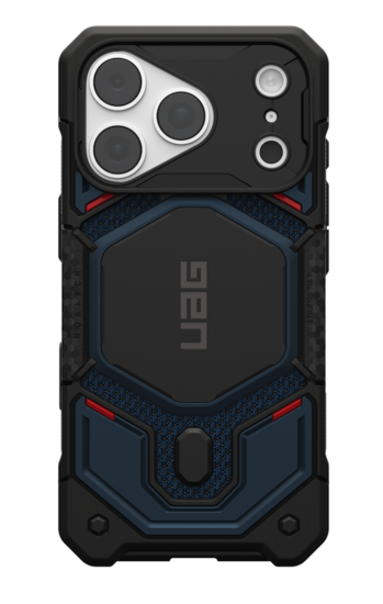 UAG Monarch Pro MagSafe iPhone 18 Pro hoesje kevlar blauw
