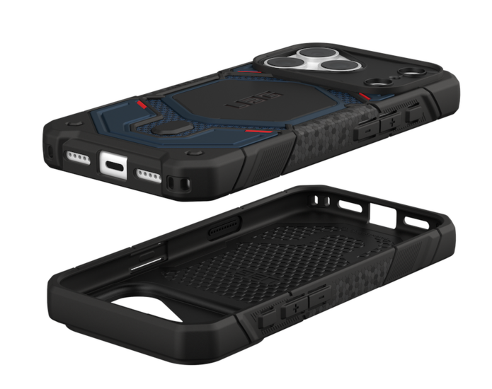 UAG Monarch Pro MagSafe iPhone 18 Pro hoesje kevlar blauw