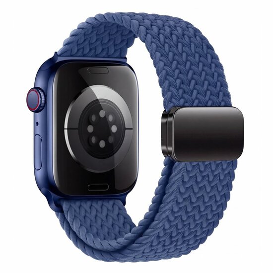 TechProtection Nylon Plus Apple Watch 49 / 46 / 45 / 44 mm bandje blauw