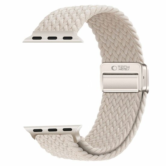 TechProtection Nylon Plus Apple Watch 49 / 46 / 45 / 44 mm bandje beige