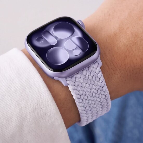 TechProtection Nylon Plus Apple Watch 42 / 41 / 40 mm bandje paars