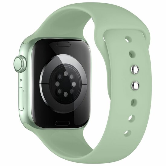 TechProtection Silicone Apple Watch 42 / 41 / 40 mm strap pistachio