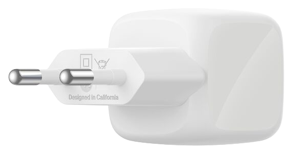 Belkin BoostCharge 30 watt USB-C oplader met gevlochten USB C kabel zilver