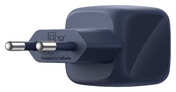 Belkin BoostCharge 30 watt USB-C oplader met gevlochten USB C kabel indigo