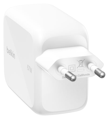 Belkin UltraCharge GaN wandlader 67 watt met uittrekbare kabel