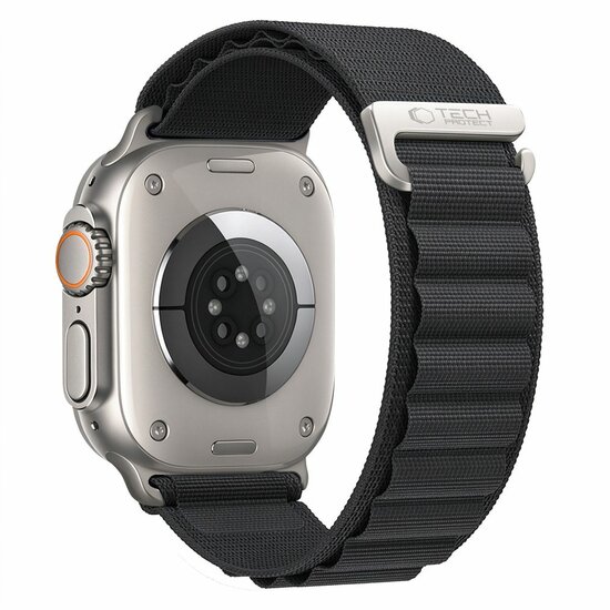 TechProtection Alpine Pro Apple Watch Ultra 49 / 46 / 45  mm bandje zwart