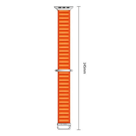 TechProtection Alpine Pro Apple Watch Ultra 49 / 46 / 45  mm bandje oranje