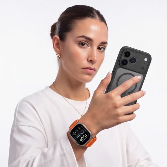 TechProtection Alpine Pro Apple Watch Ultra 49 / 46 / 45  mm bandje oranje