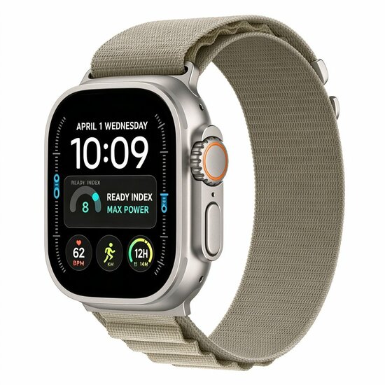 TechProtection Alpine Pro Apple Watch Ultra 49 / 46 / 45  mm bandje titanium