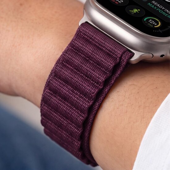 TechProtection Alpine Pro Apple Watch Ultra 49 / 46 / 45 / 44 mm Armband burgundy